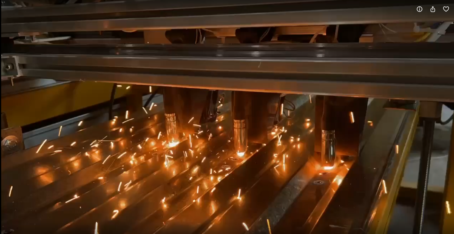 Welder robot spot welding